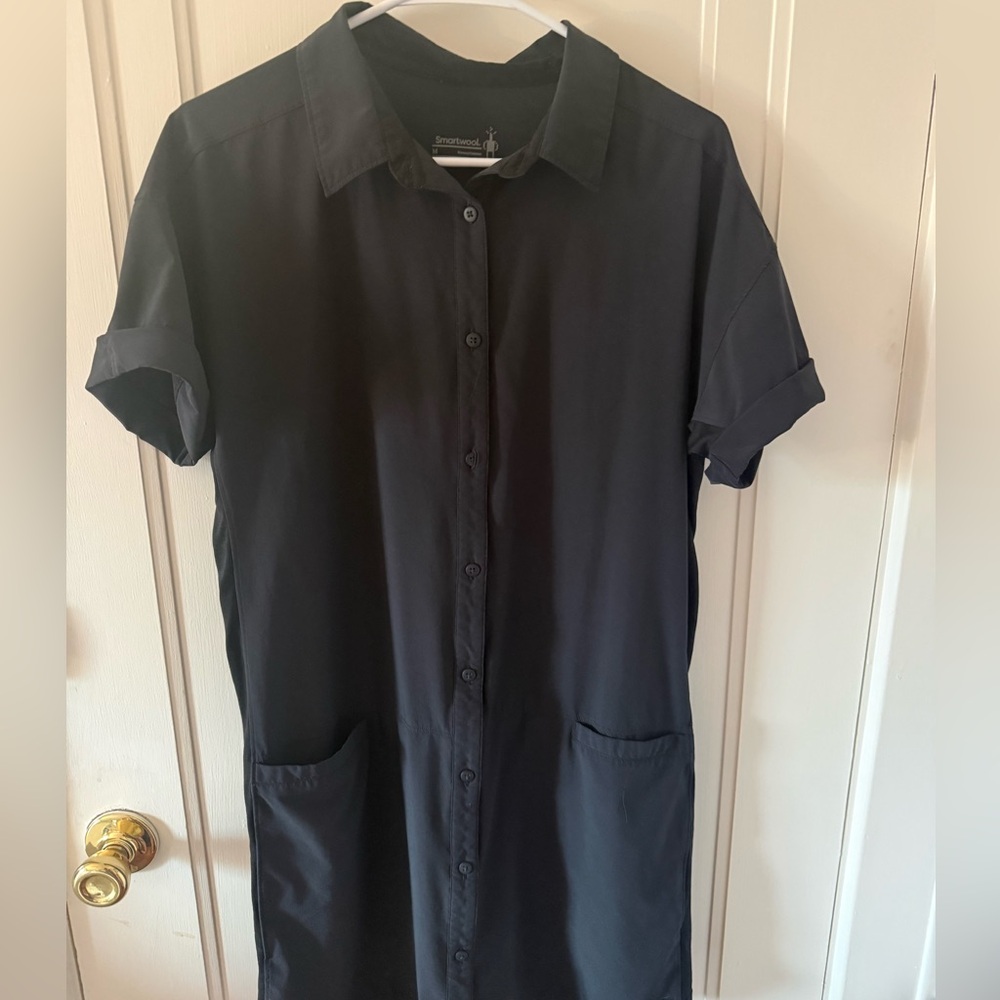 Smartwool Women’s Black Short-Sleeve Shirt Dress